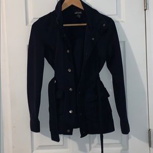 Wet seal bottom down coat
